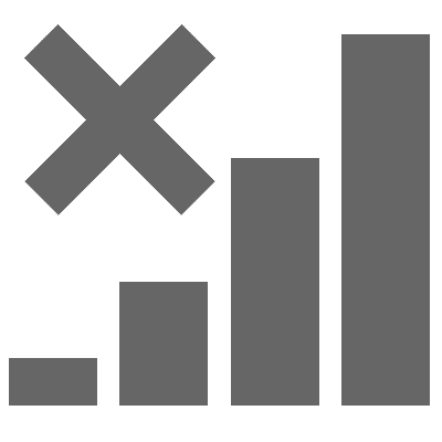 Cellular network signal icon